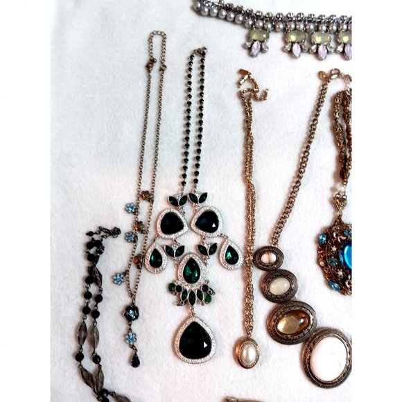 Lot of 10 costume necklaces most signed SAO, Murano, Lady Remington, 1928, Loft - Picture 3 of 6